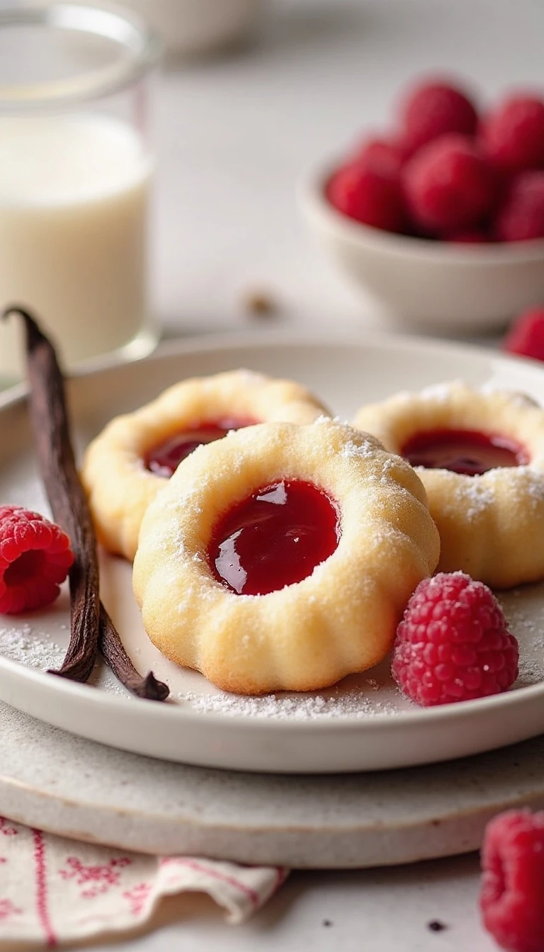Raspberry Vanilla Butter Cookies: A Sweet, Fruity Treat