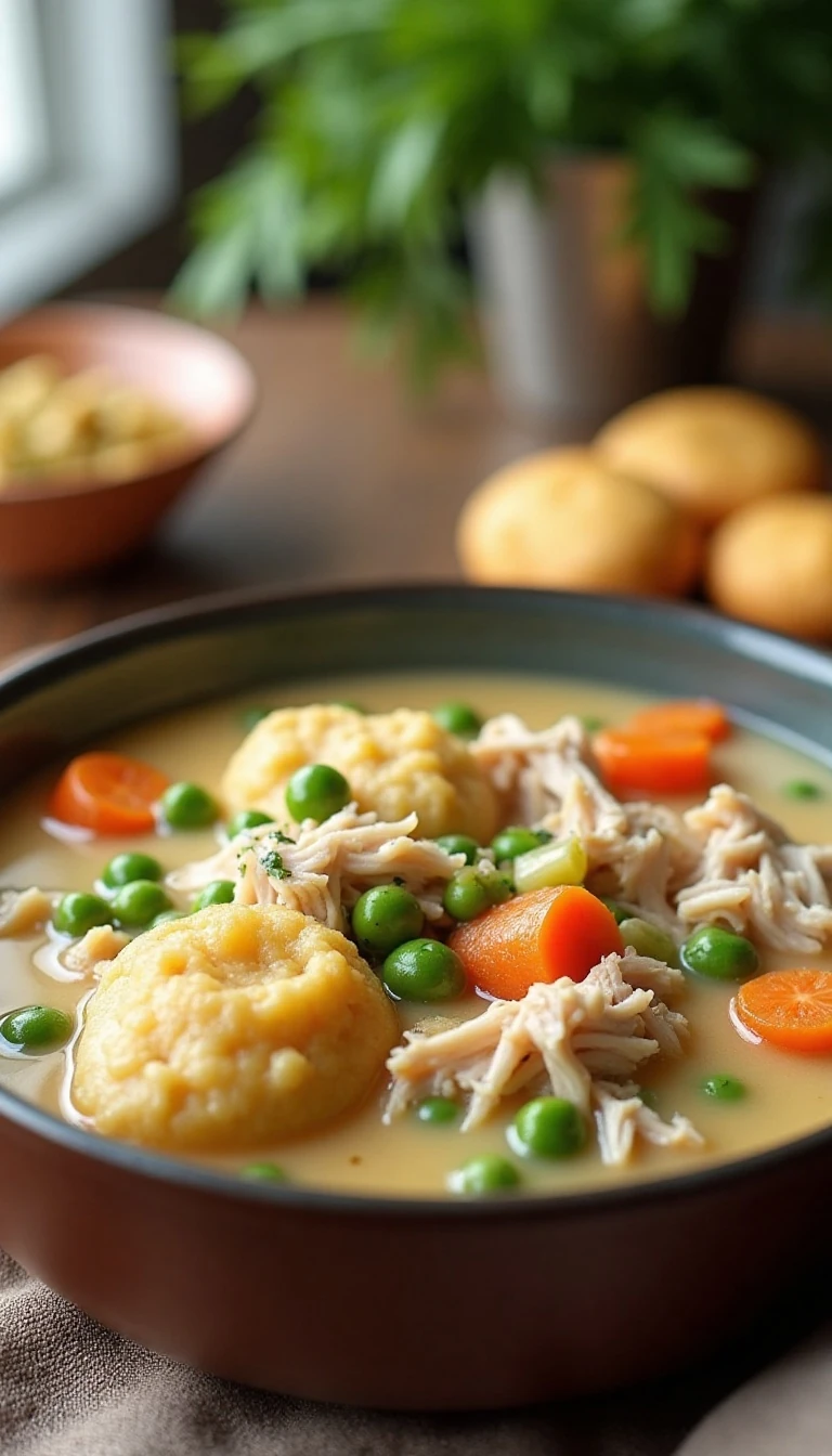 Homemade Chicken and Dumplings Recipe