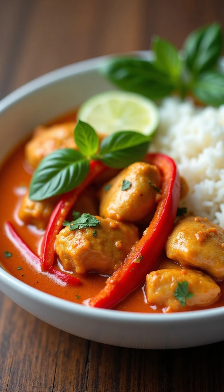 Easy Thai Red Chicken Curry Recipe