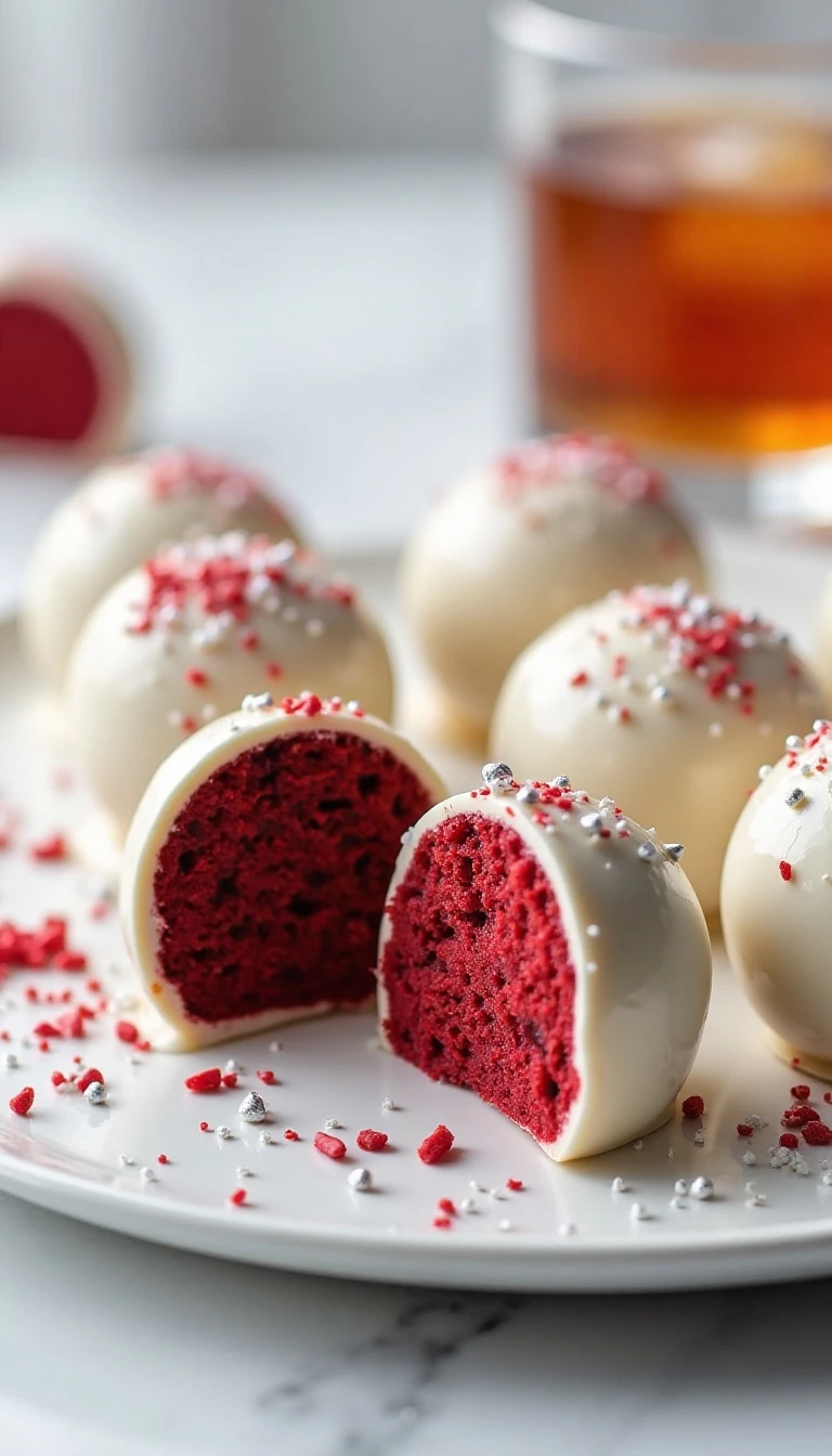 Boozy Red Velvet Cake Balls Everyone Will Love