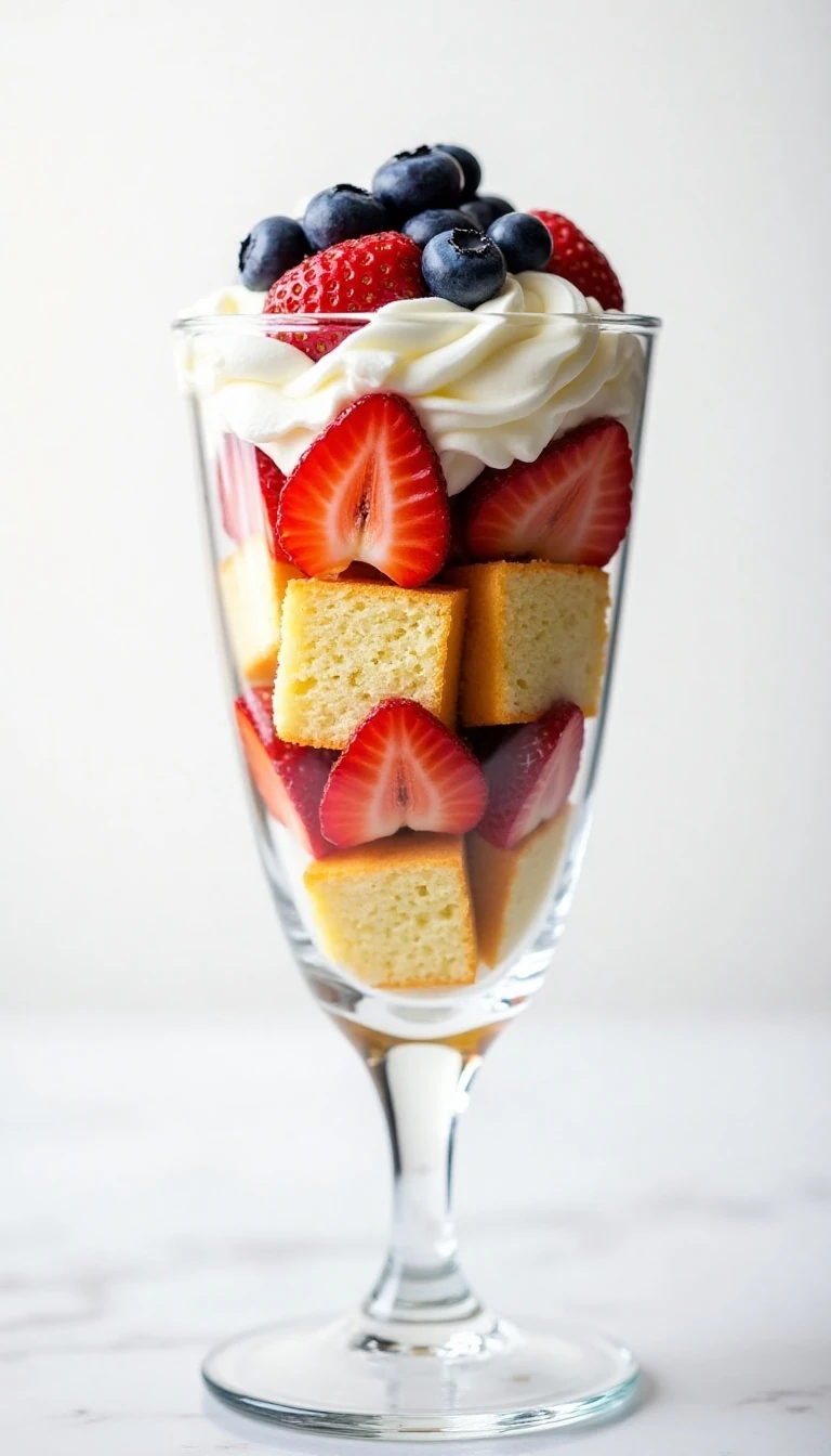 Red, White, and Blue Berry Trifle Recipe