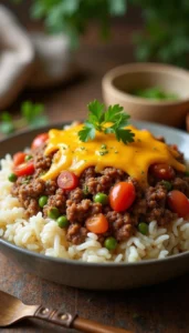 Easy Rice and Ground Beef Dinner Recipe