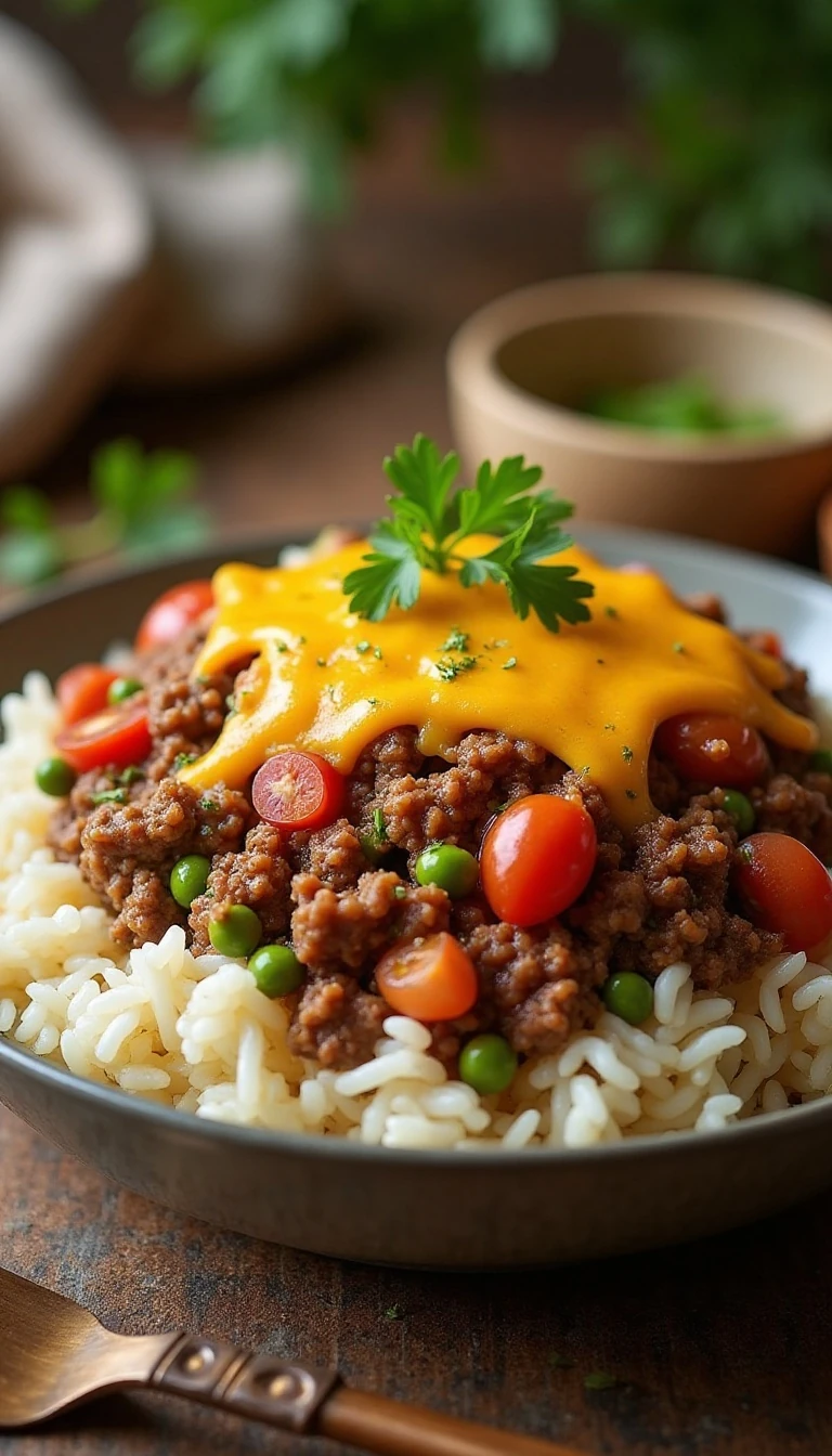 Easy Rice and Ground Beef Dinner Recipe