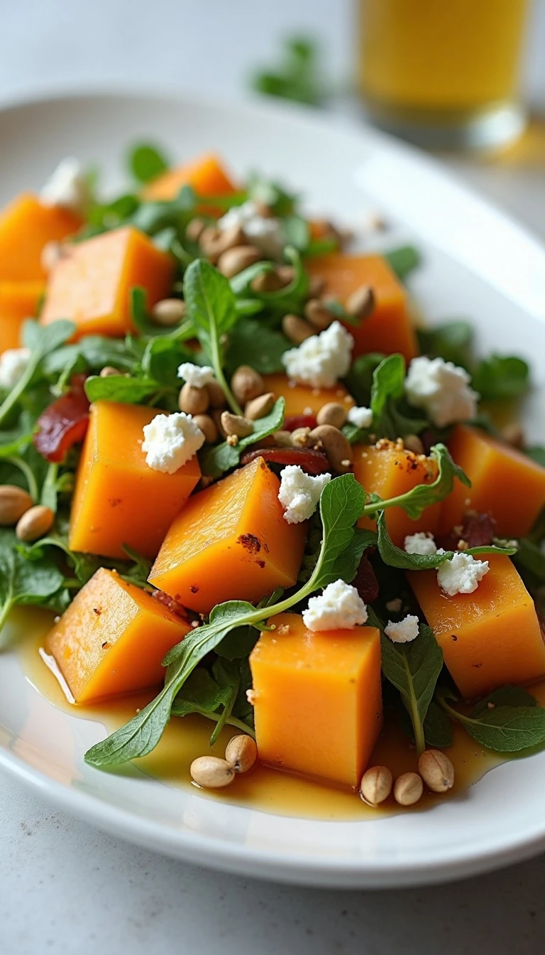 Roasted Cantaloupe Salad Recipe With a Savory Twist