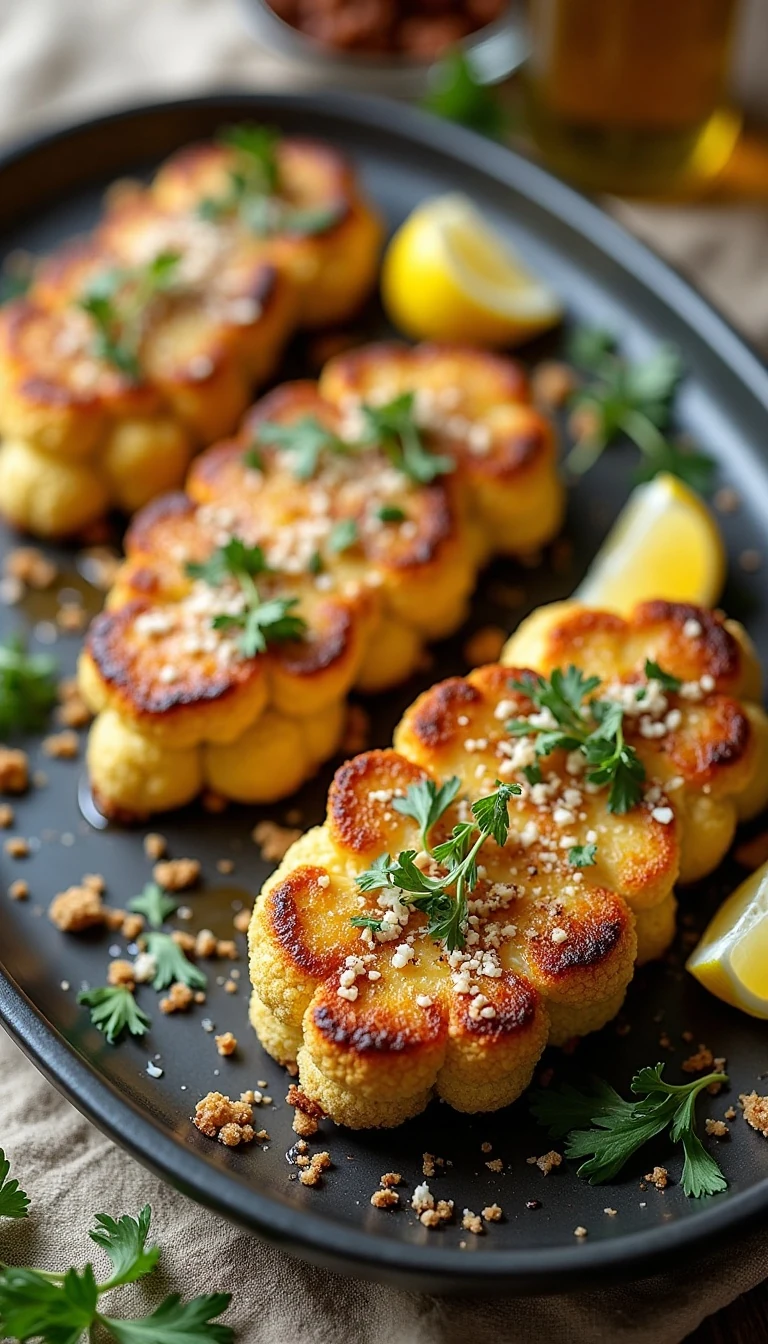 Roasted Cauliflower Steaks: Crispy, Flavorful & Easy