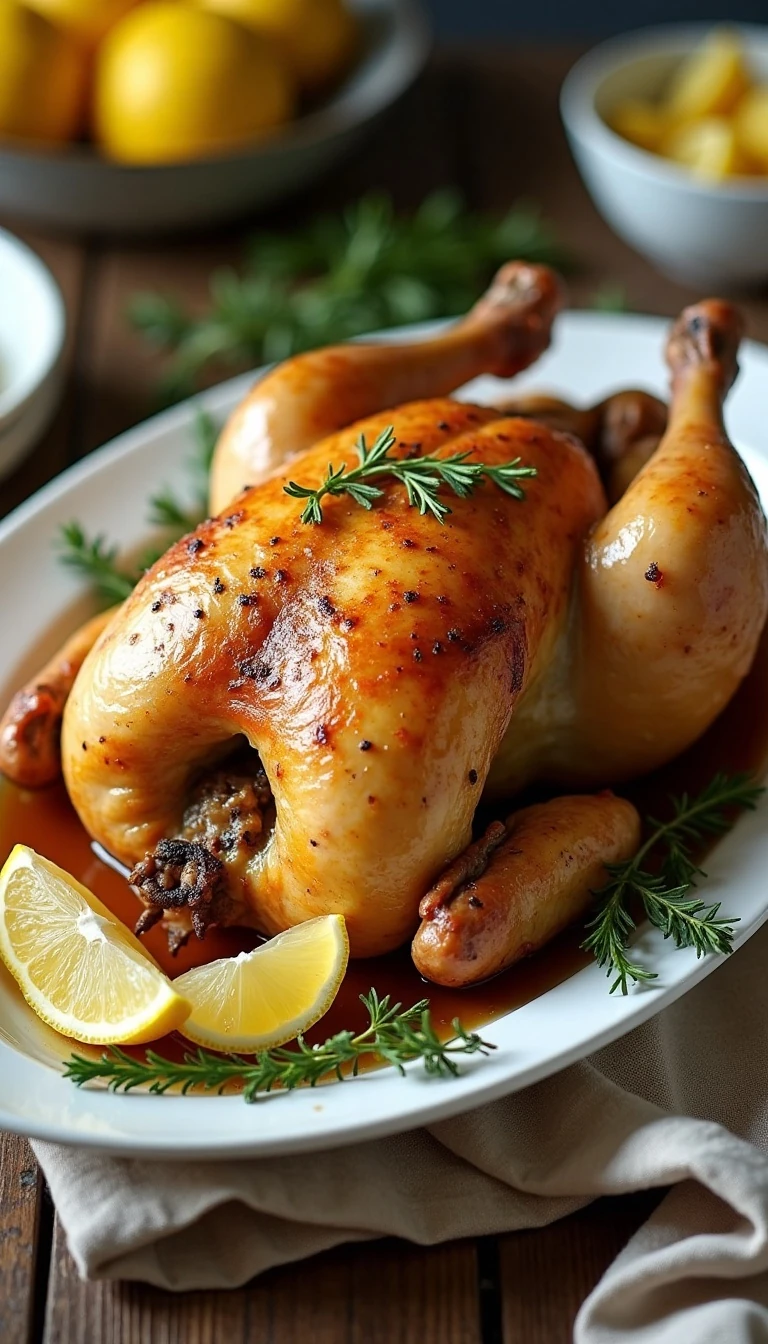 Easy Roasted Lemon Chicken Recipe for a Juicy, Crispy Dinner