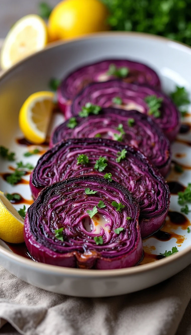 Roasted Red Cabbage Steaks: A Simple, Flavorful Dinner Recipe