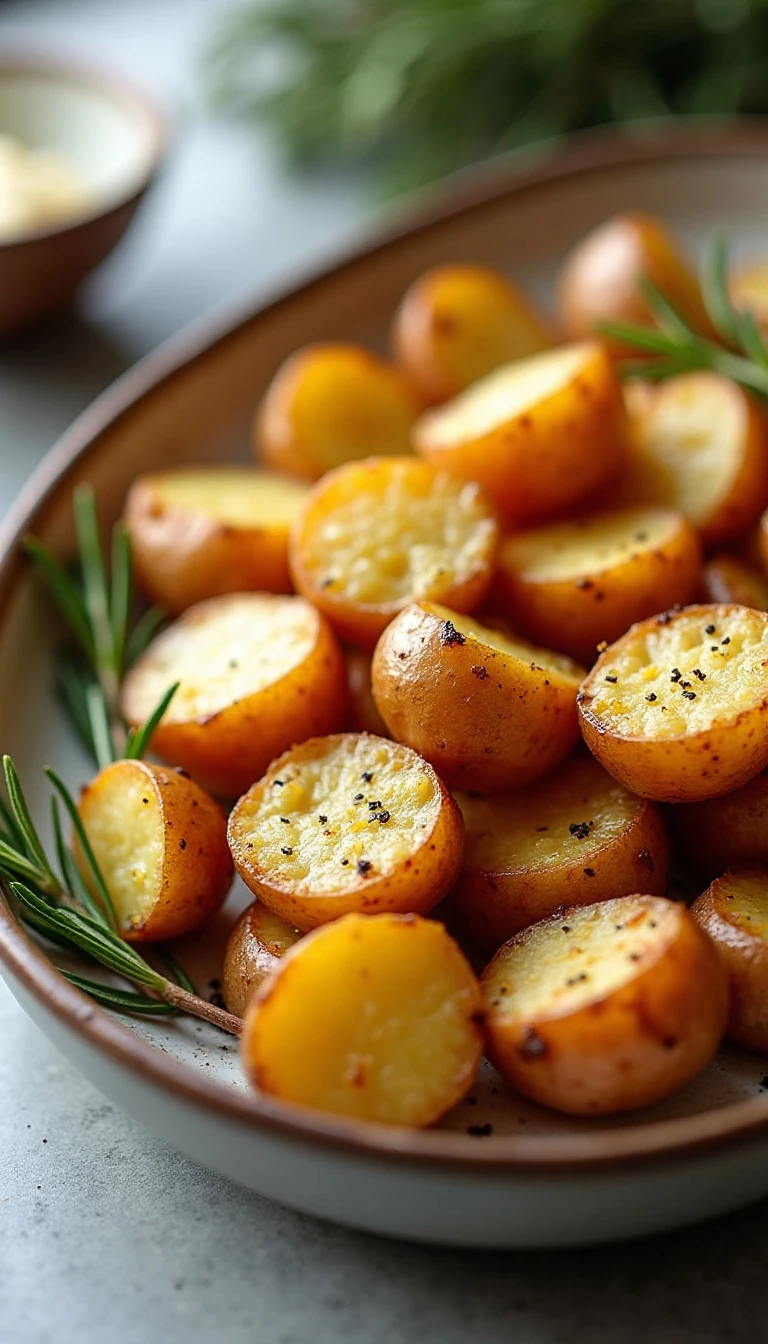 Crispy Roasted Rosemary Potatoes Recipe