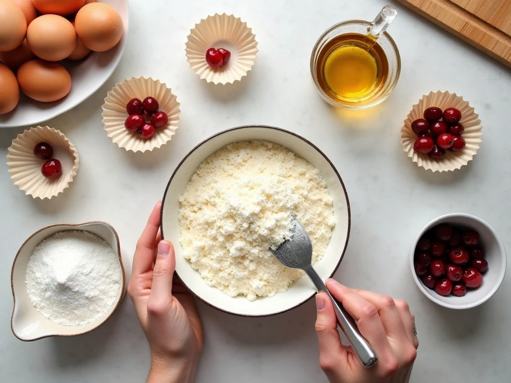 Ingredients for easy root beer float cupcakes