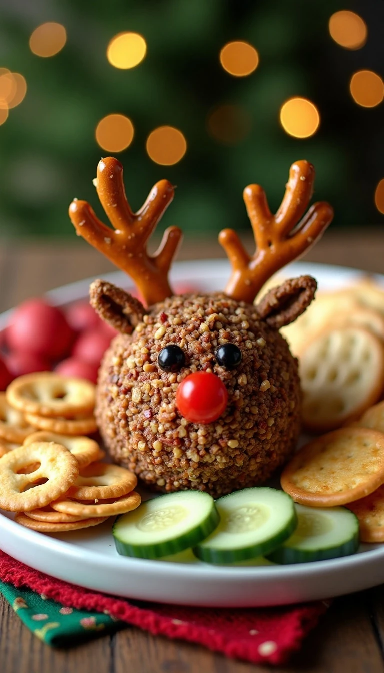 Rudolph Holiday Appetizer: Easy Christmas Party Snack