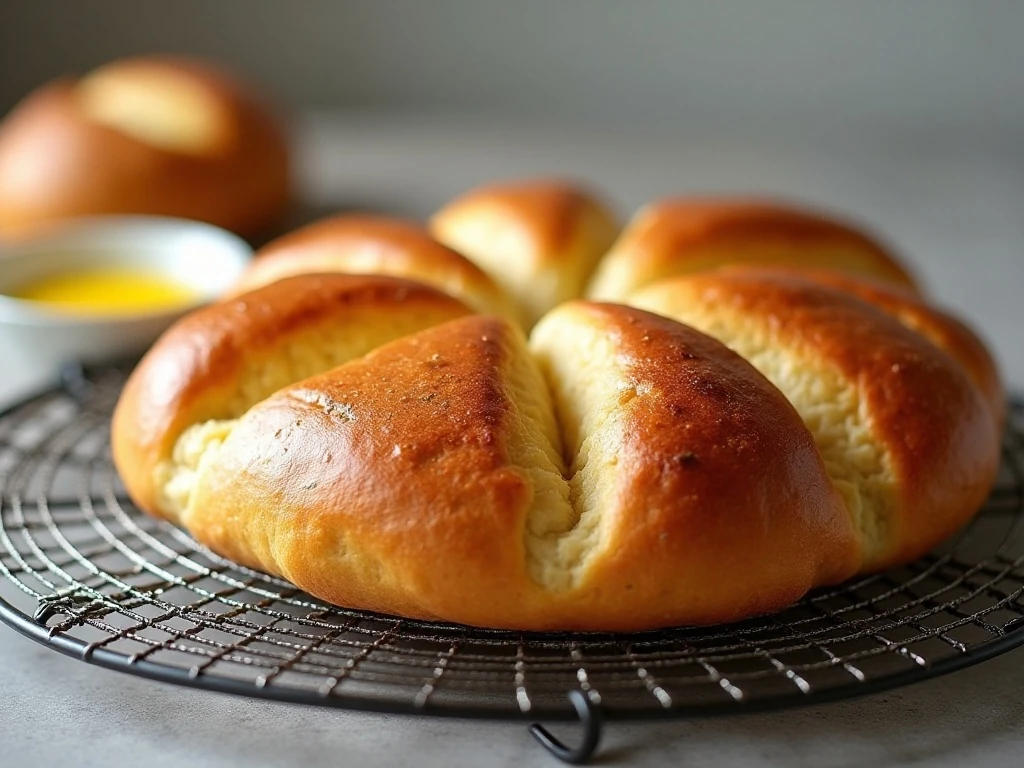 Freshly baked runza ready for serving or freezing