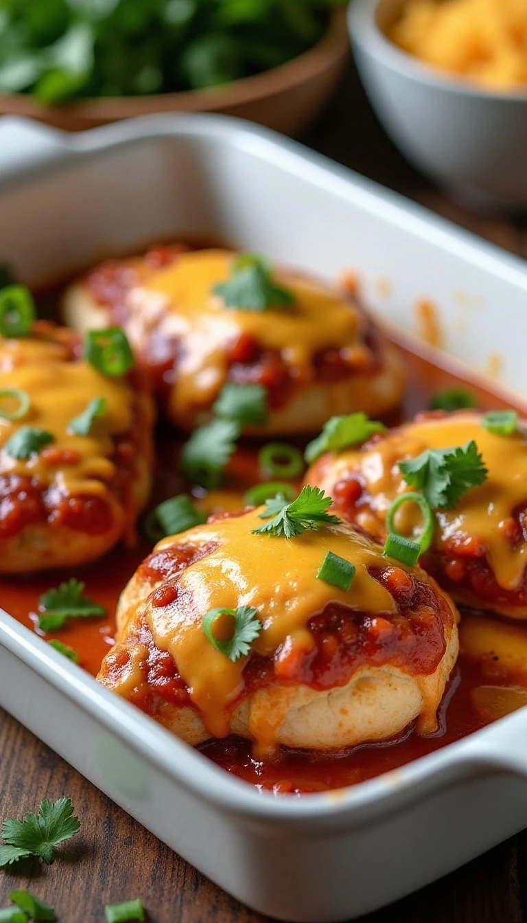 Easy 4-Ingredient Salsa Chicken Recipe