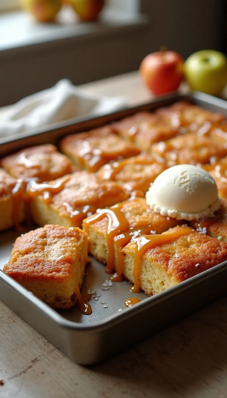 Easy Salted Caramel Apple Cake Recipe