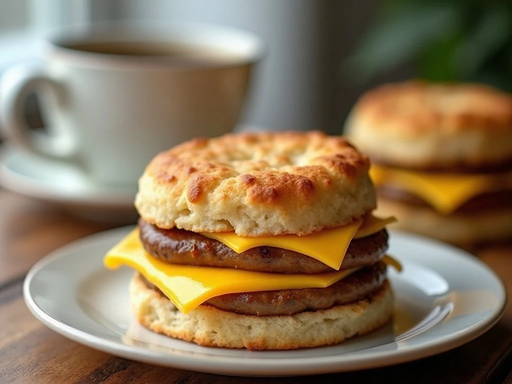 Reheated sausage egg and cheese breakfast bombs