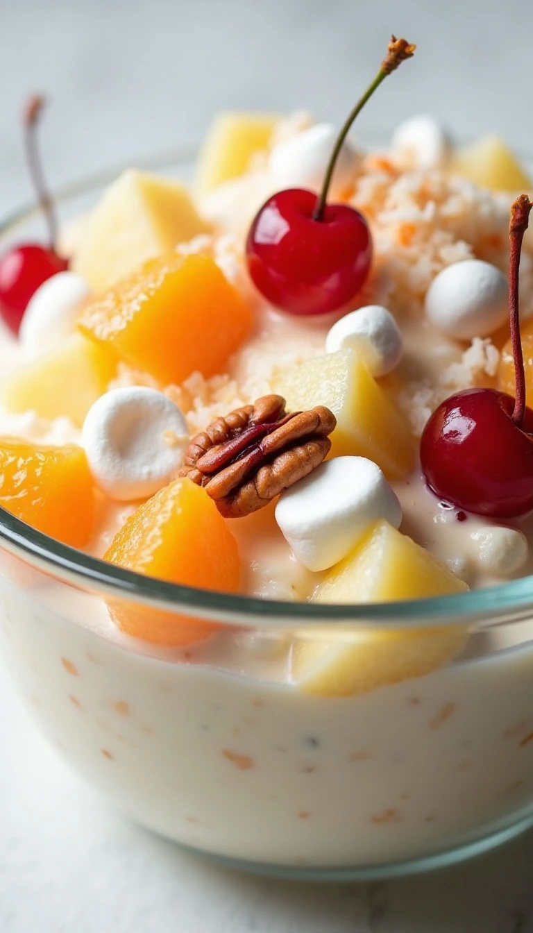 Secret Ingredient Overnight Fruit Salad Recipe