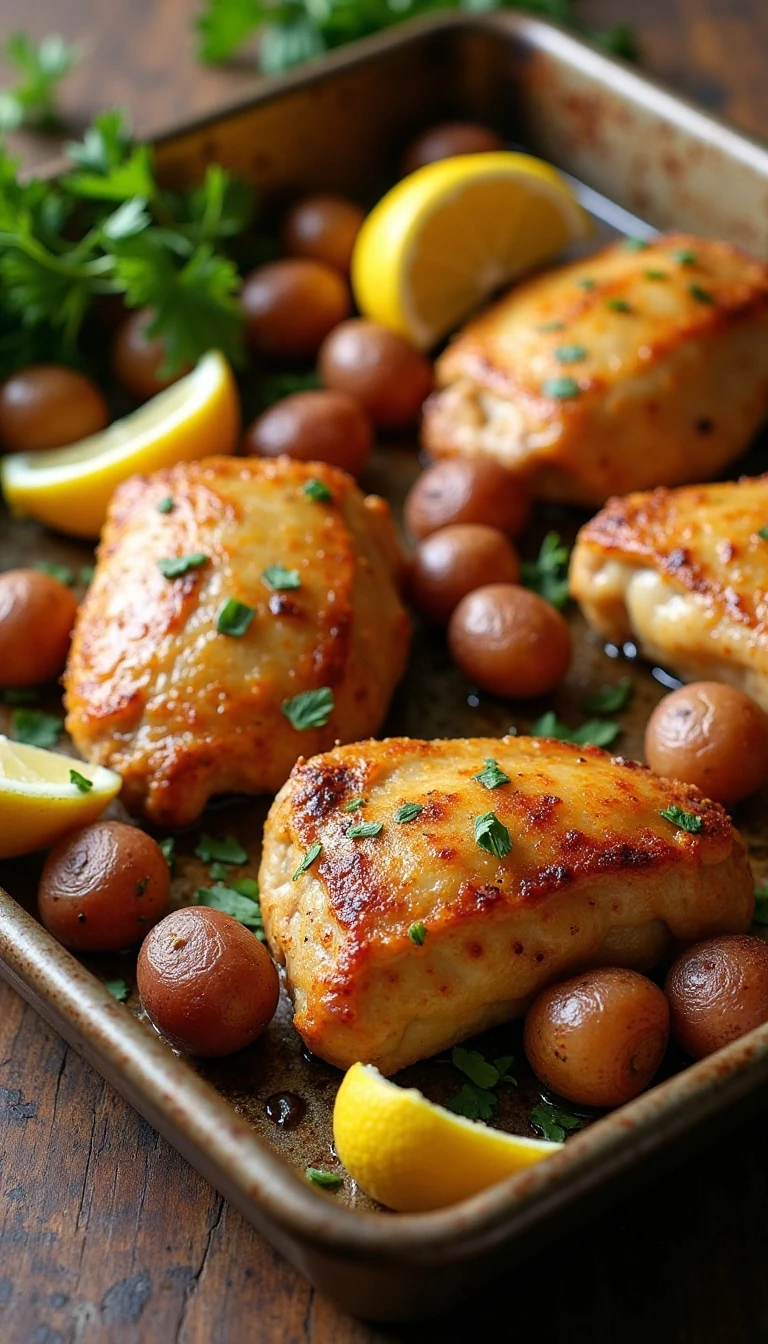Easy Sheet Pan Chicken and Potatoes Recipe for a Delicious Dinner