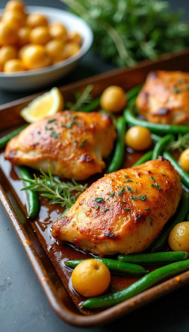 Sheet-Pan Honey Mustard Chicken in 30 Minutes