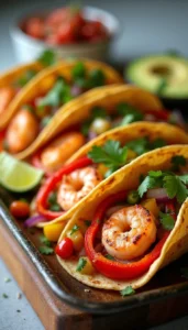 Easy Sheet Pan Shrimp Fajitas Recipe