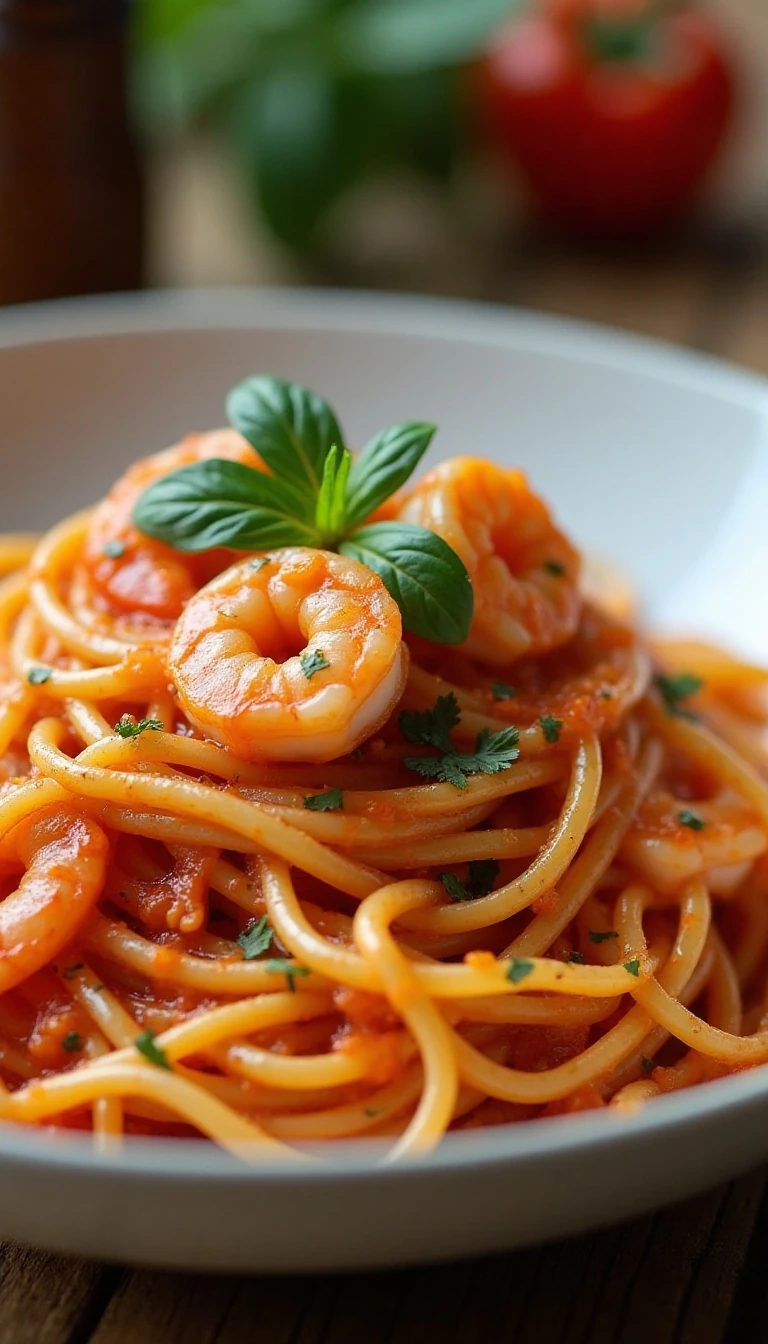 Easy Spicy Shrimp Fra Diavolo Recipe with Garlic, White Wine, and Tomatoes