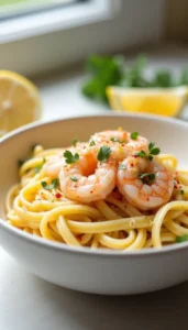 Shrimp Pasta in Lemon Cream Sauce: A Bright, Creamy Favorite