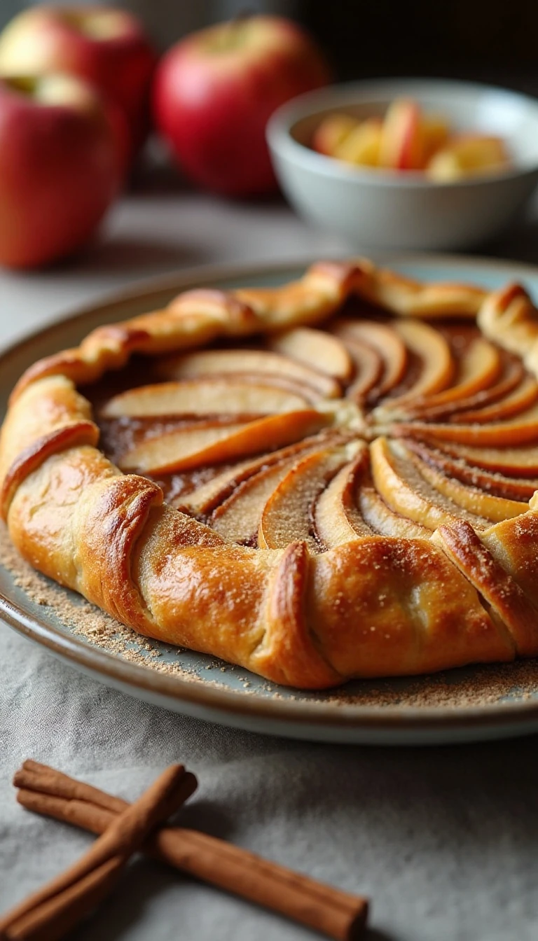 Easy Apple Galette Recipe for a Rustic Dessert