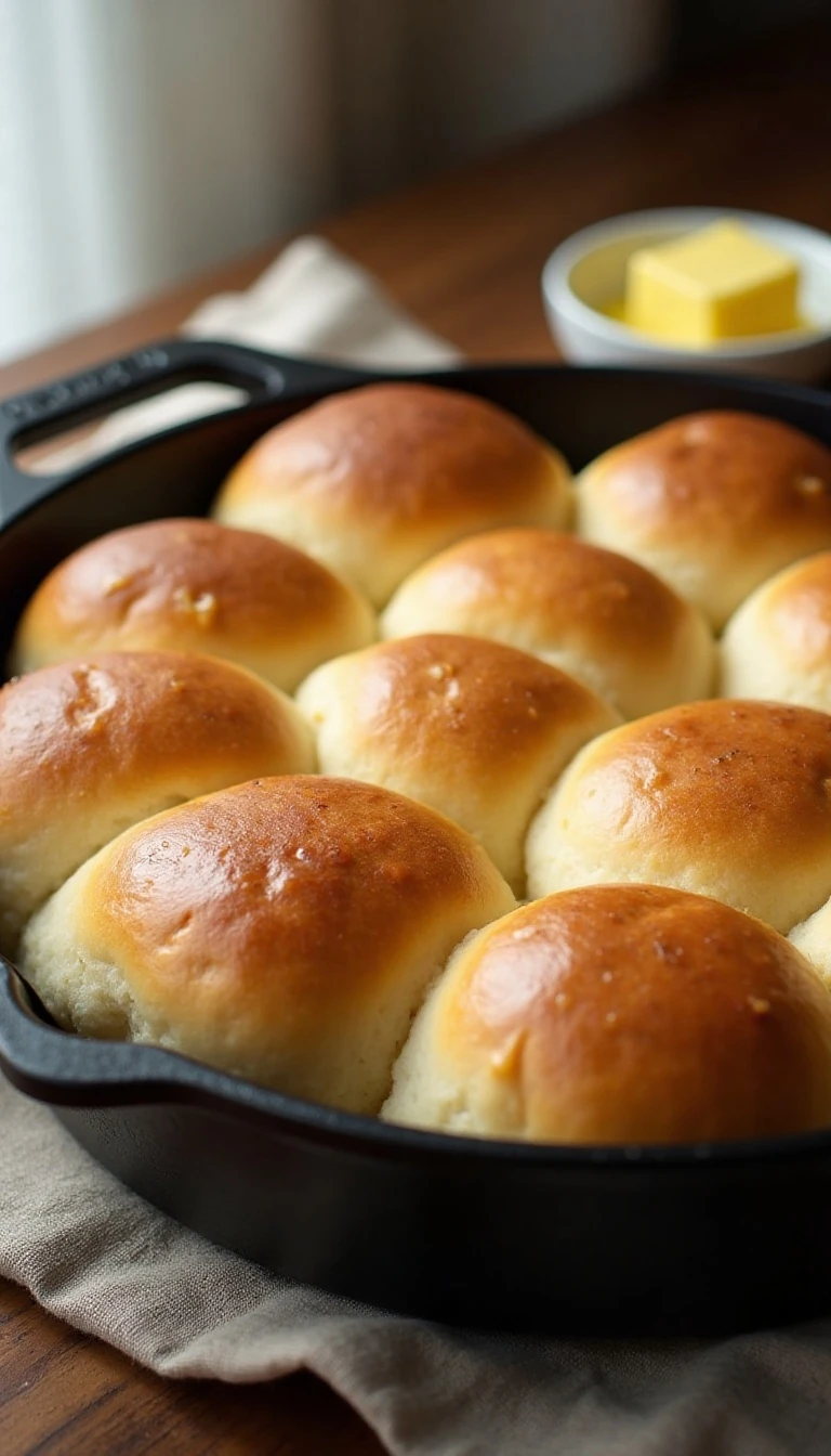 Easy Skillet Dinner Rolls Recipe: Soft, Buttery Homemade Rolls