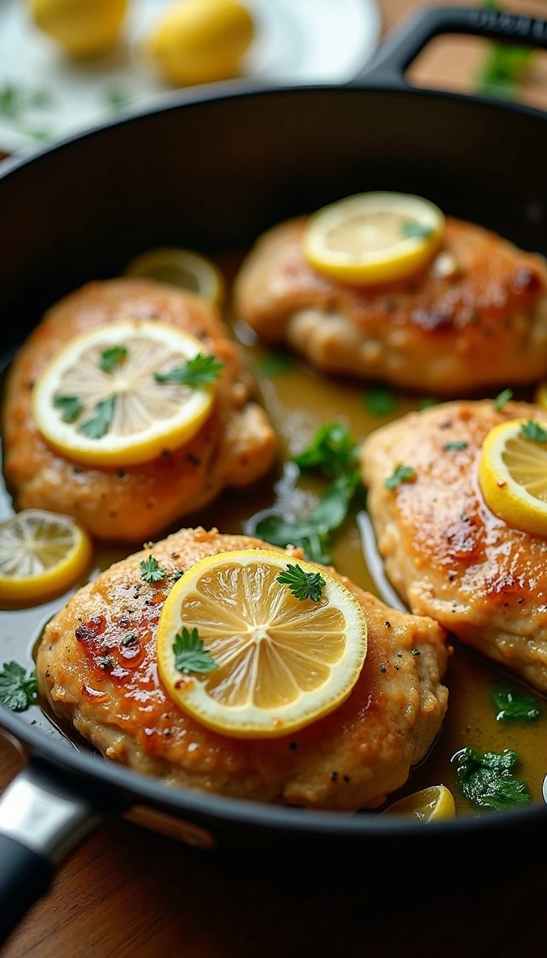 Skillet Lemon Chicken Recipe: Quick, Zesty & Juicy
