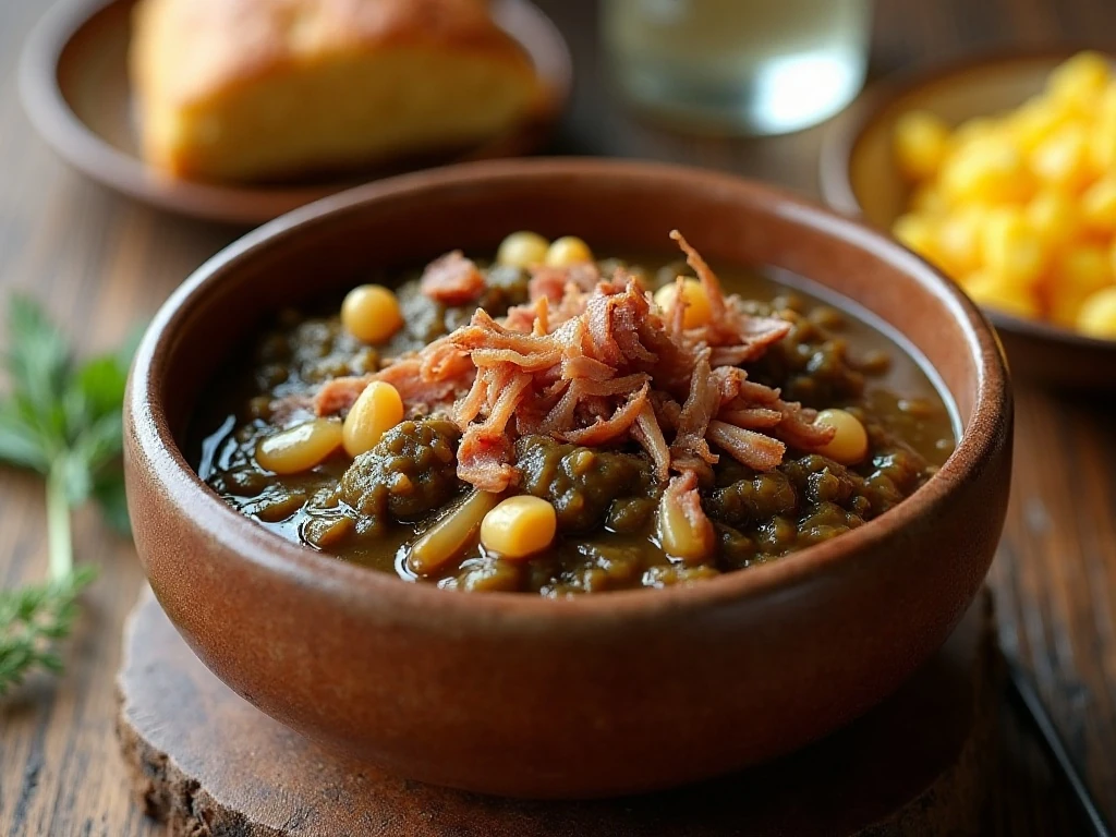 Tender slow cooker collard greens with smoked ham and potlikker
