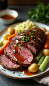 Slow Cooker Corned Beef with Guinness Reduction Recipe