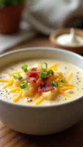 Slow Cooker Loaded Baked Potato Soup Made Easy
