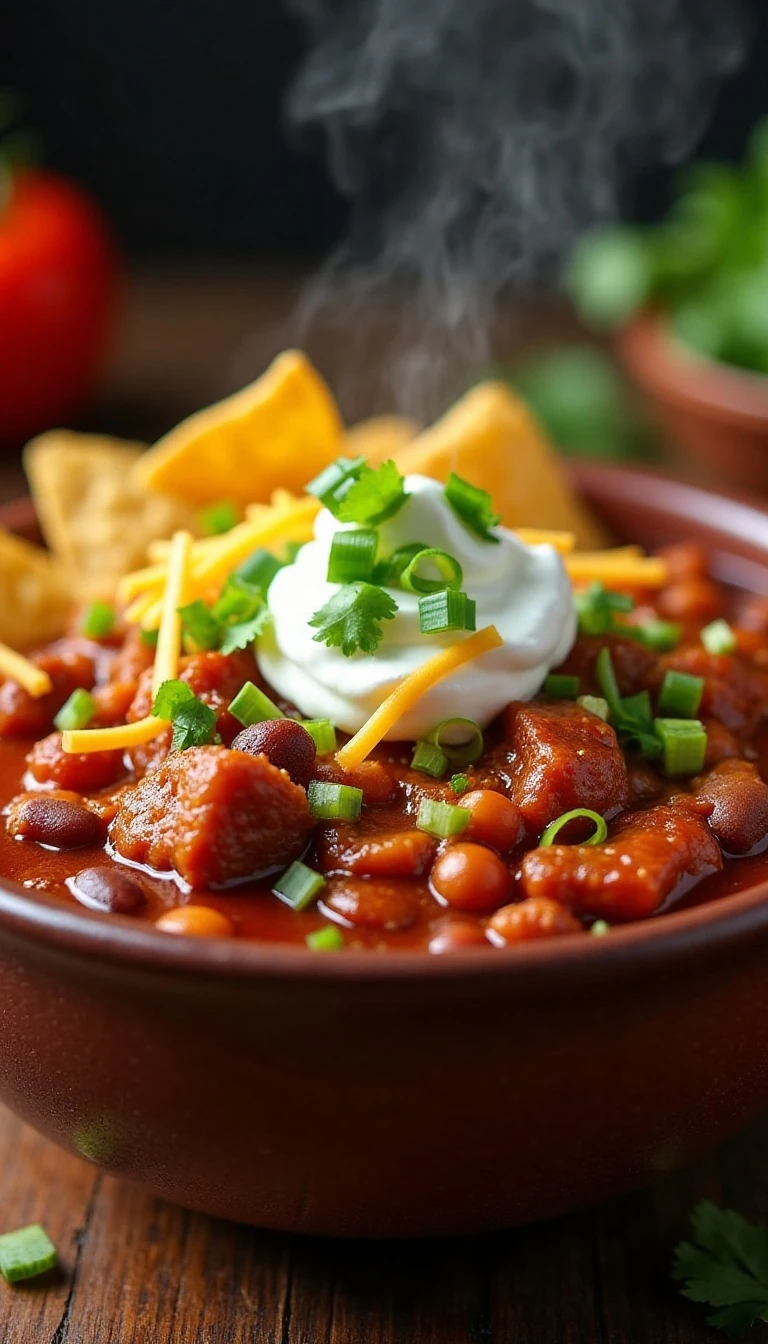 Easy Slow Cooker Pork Chili Recipe