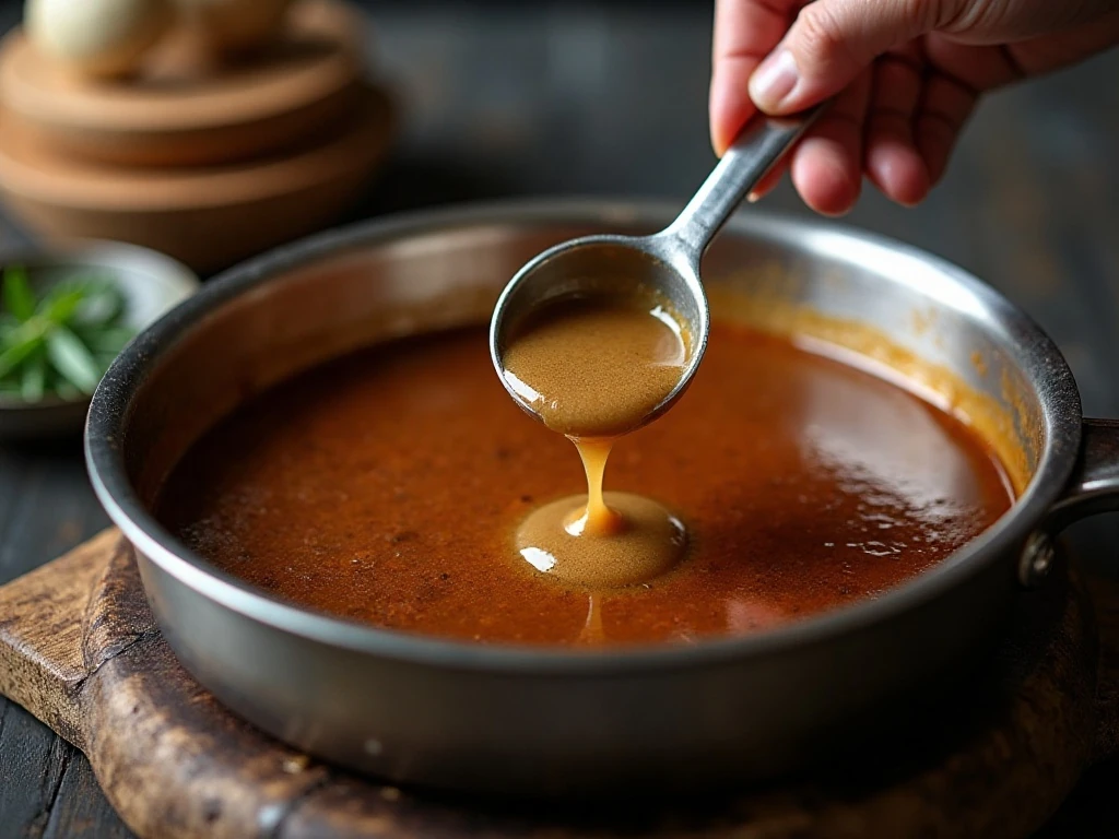 Thickening slow cooker pot roast juices into gravy