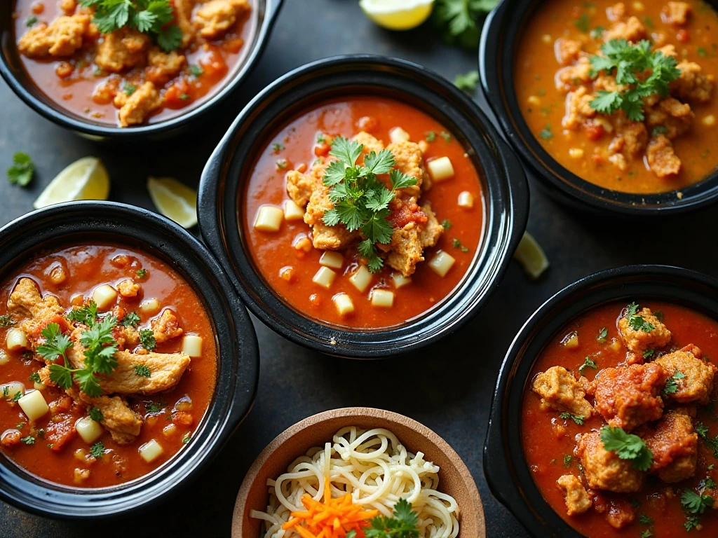 A variety of easy Crockpot chicken recipes
