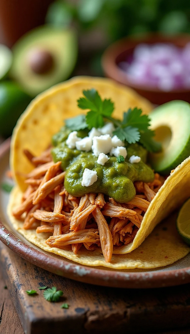 Slow Cooker Salsa Verde Chicken That’s Full of Flavor