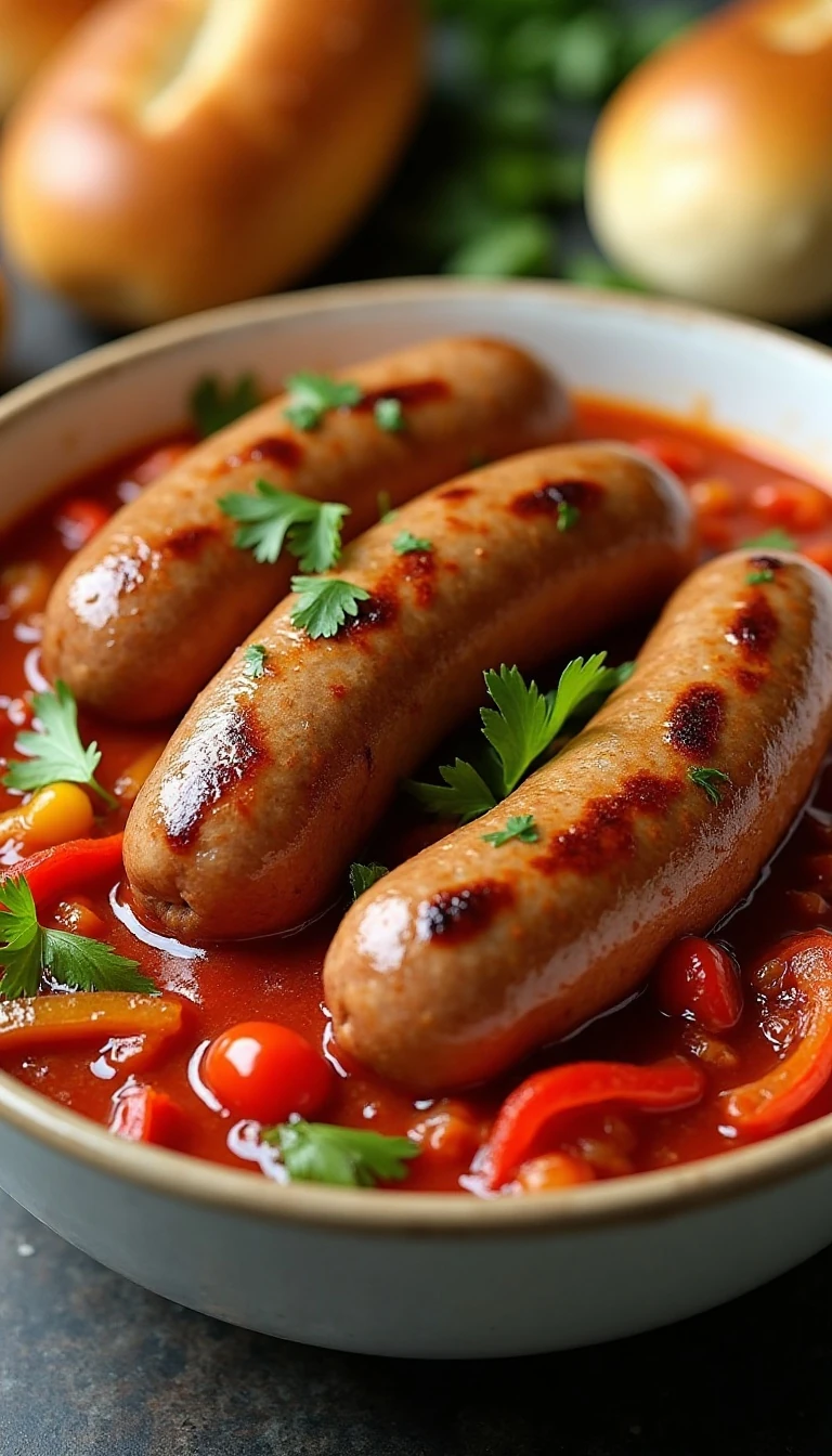 Easy Slow Cooker Sausage and Peppers Recipe