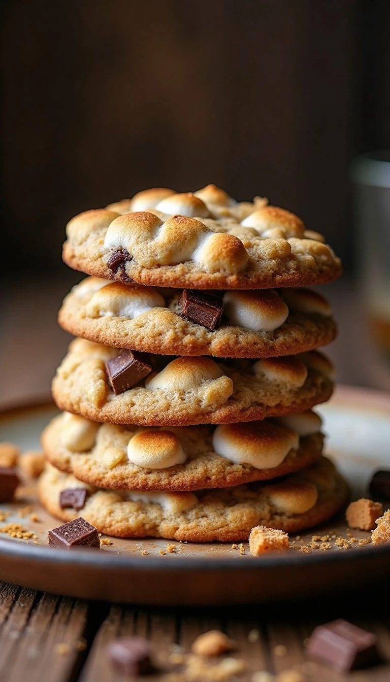 Gooey S'mores Cookies Recipe (Easy & Chewy!)