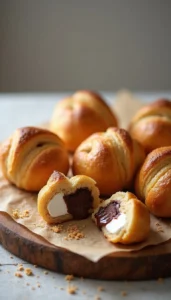 Easy S'mores Crescent Dough Bun Bites Recipe