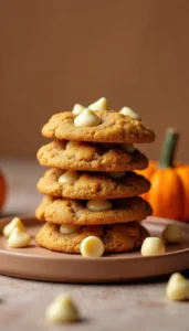 Soft-Baked White Chocolate Chip Pumpkin Cookies Recipe