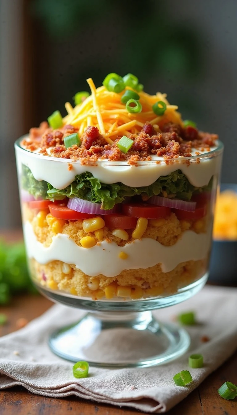 Southern Cornbread Salad: A Classic Layered Favorite