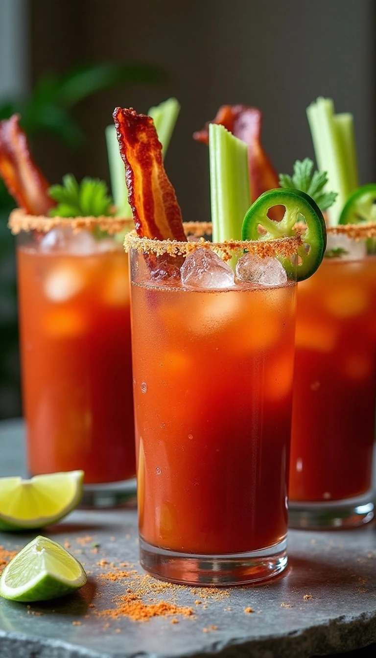 Southwest Bloody Mary with Bacon Recipe