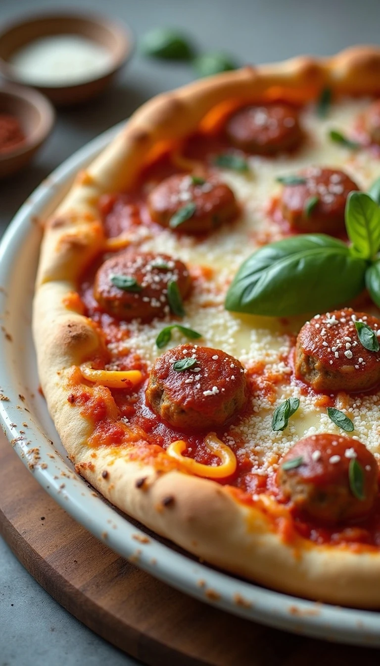 Spaghetti and Meatballs Pizza Recipe: A Cheesy Italian Dinner Favorite