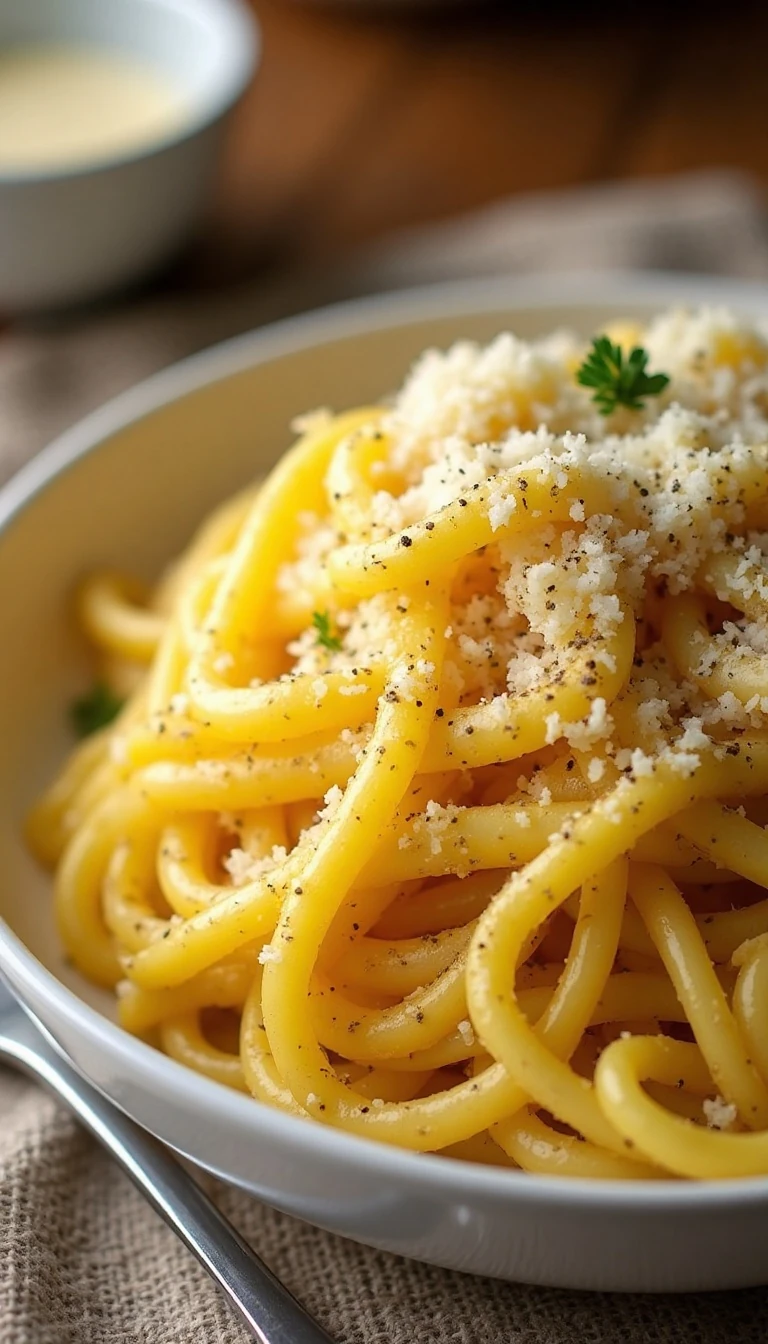 Easy Spaghetti Squash with Cheese and Pepper (Cacio e Pepe Style)