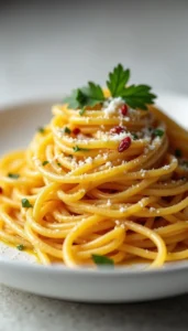 Easy Spaghetti with Roasted Garlic and Oil Recipe