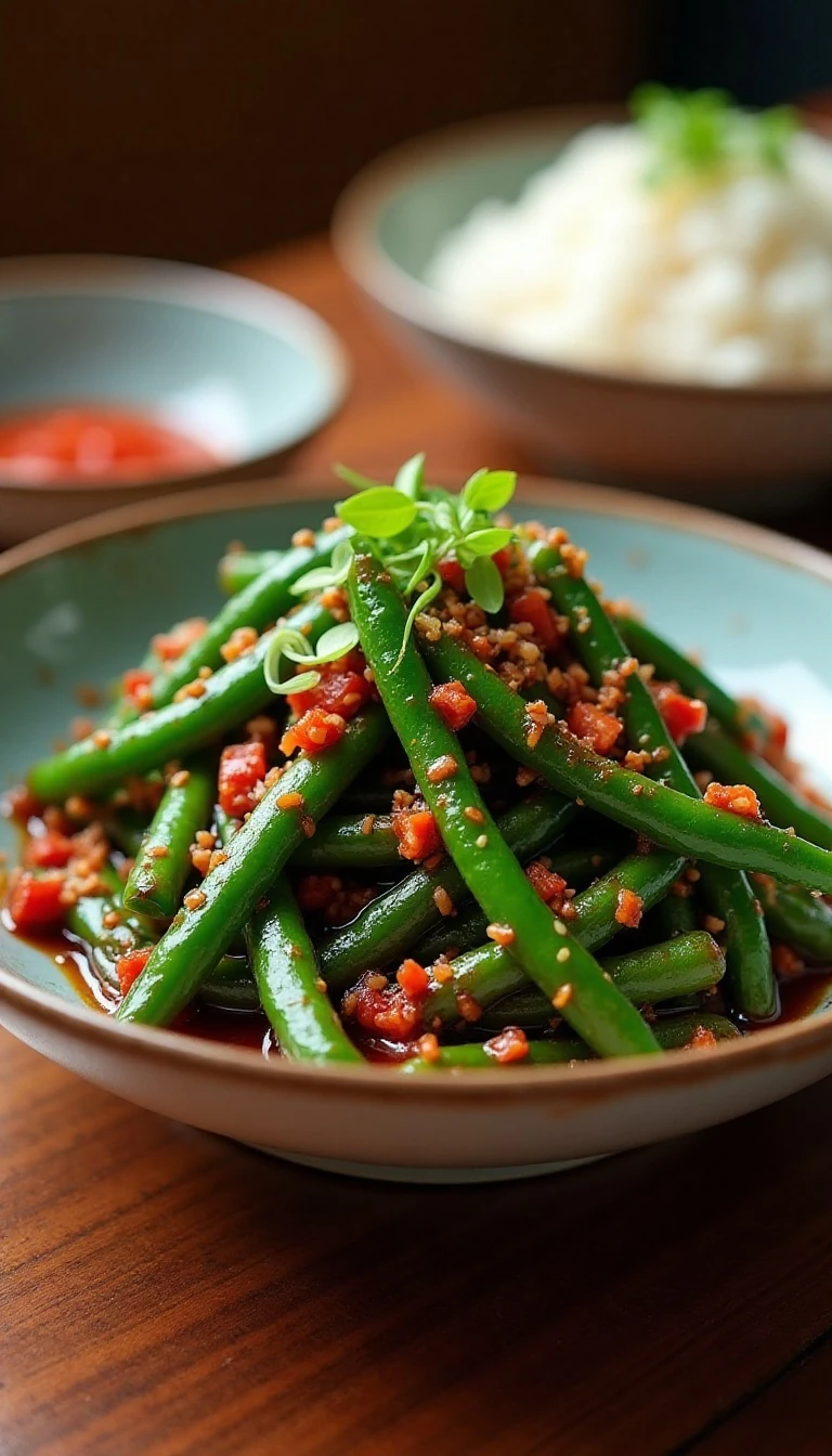 Spicy Green Bean Stir-Fry Recipe With a Flavorful Twist