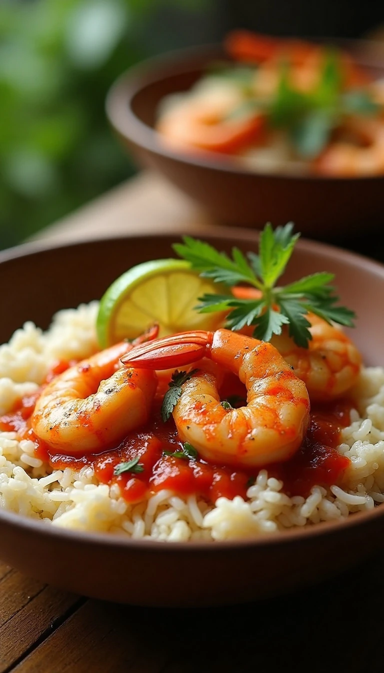 Spicy Shrimp Over Rice: A Flavor-Packed Easy Meal