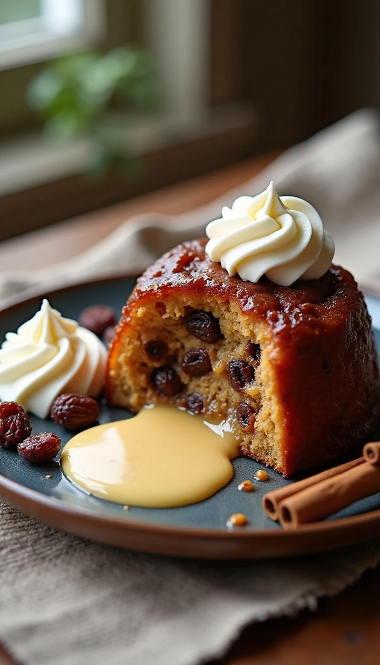 Steamed Molasses Raisin Pudding: A Classic Comfort Dessert