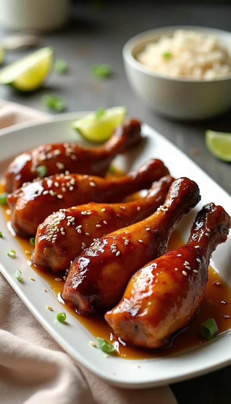 Sticky Glazed Chicken Drumsticks Recipe for an Easy Family Dinner