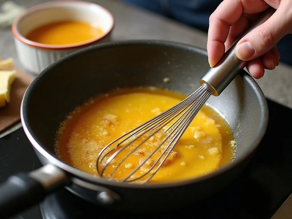Butter browning for brown butter cream cheese frosting