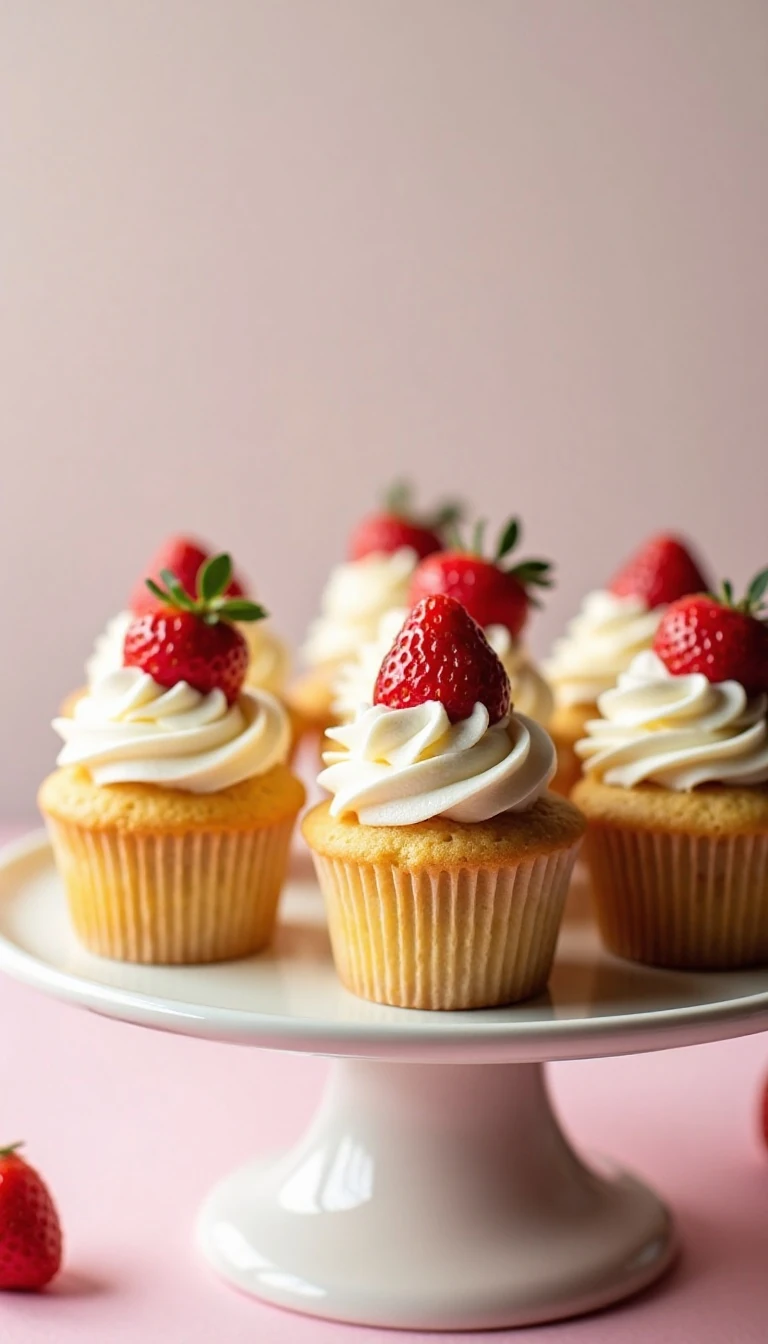 Strawberry and Cream Cupcakes Everyone Will Love