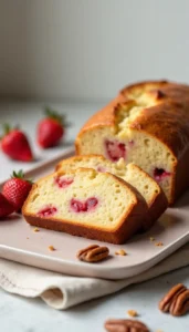 Easy Strawberry Bread Recipe with Fresh Strawberries